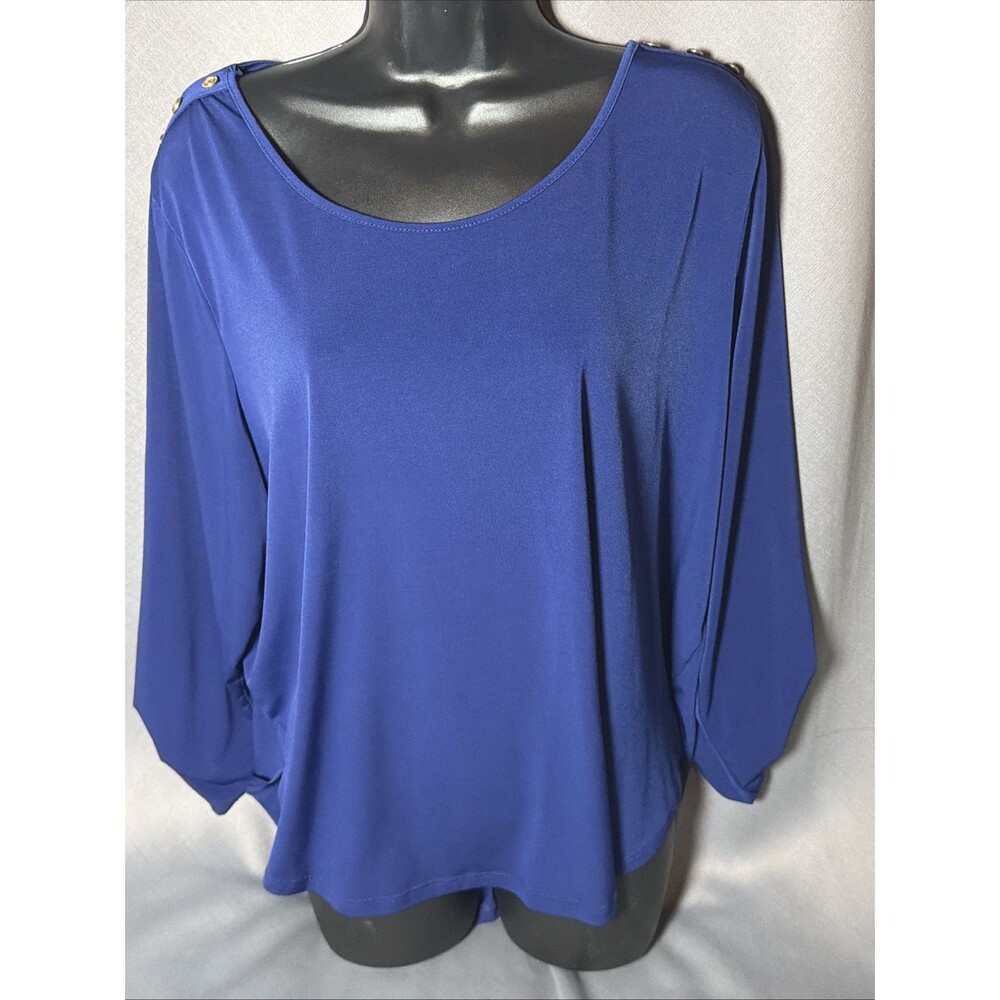 Always Indigo Women's 2x Top Blouse -167